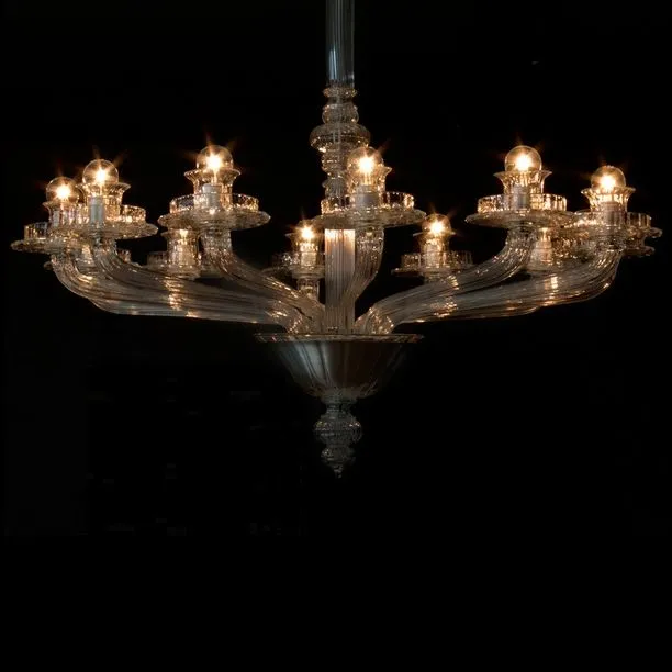Porpora Murano Glass Chandelier By Venini In 4 Sizes