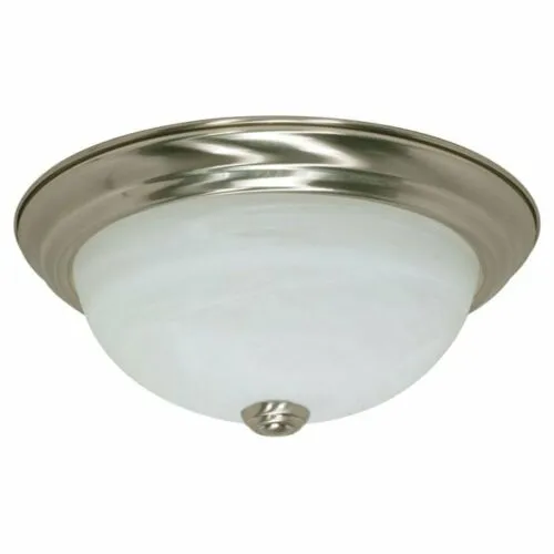 Rainbow EVER 2926 BN One Light Flush Ceiling Mount in Brushed Nickel Finish