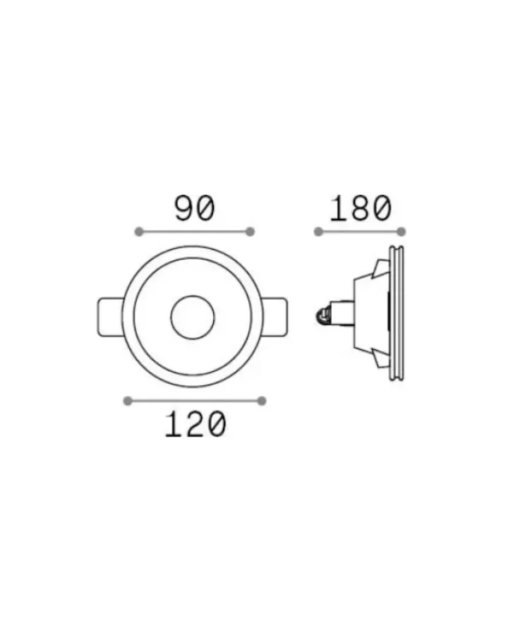Recessed Flush Ceiling Light