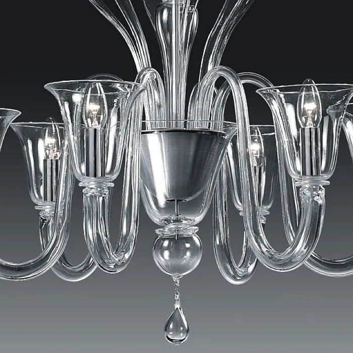 Red Murano Glass Wall Chandelier With More Custom Colours