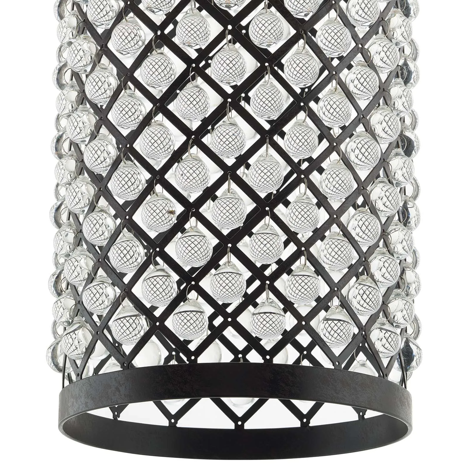 Reflect Glass and Metal Pendant Chandelier by Modway