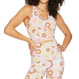 Ruby Top - Autumn Floral
