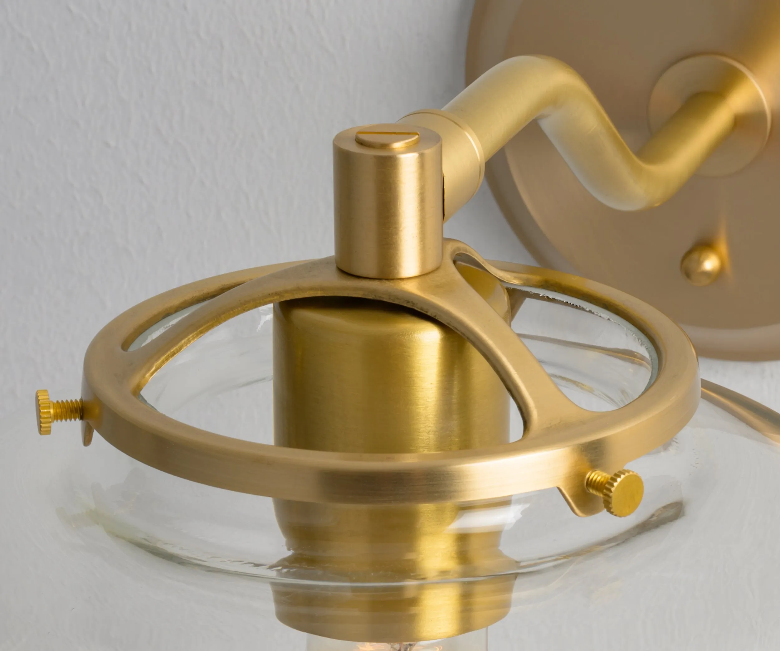 Ryttenberg (Clear) | Modern Offset Sconce