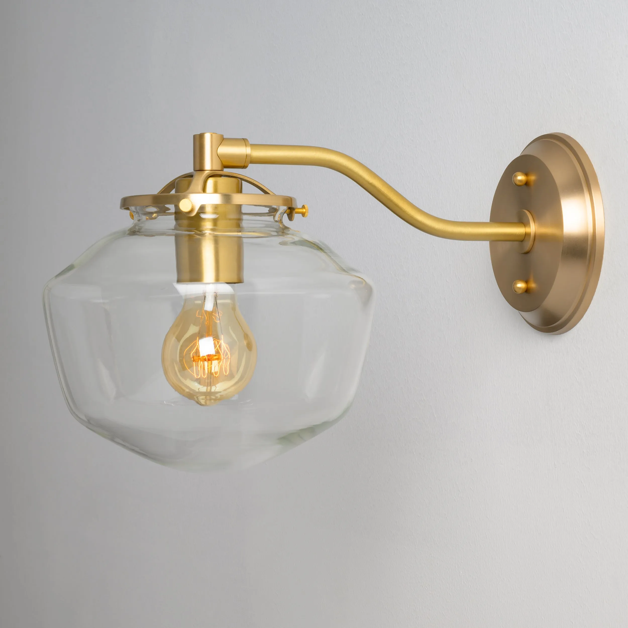 Ryttenberg (Clear) | Modern Offset Sconce