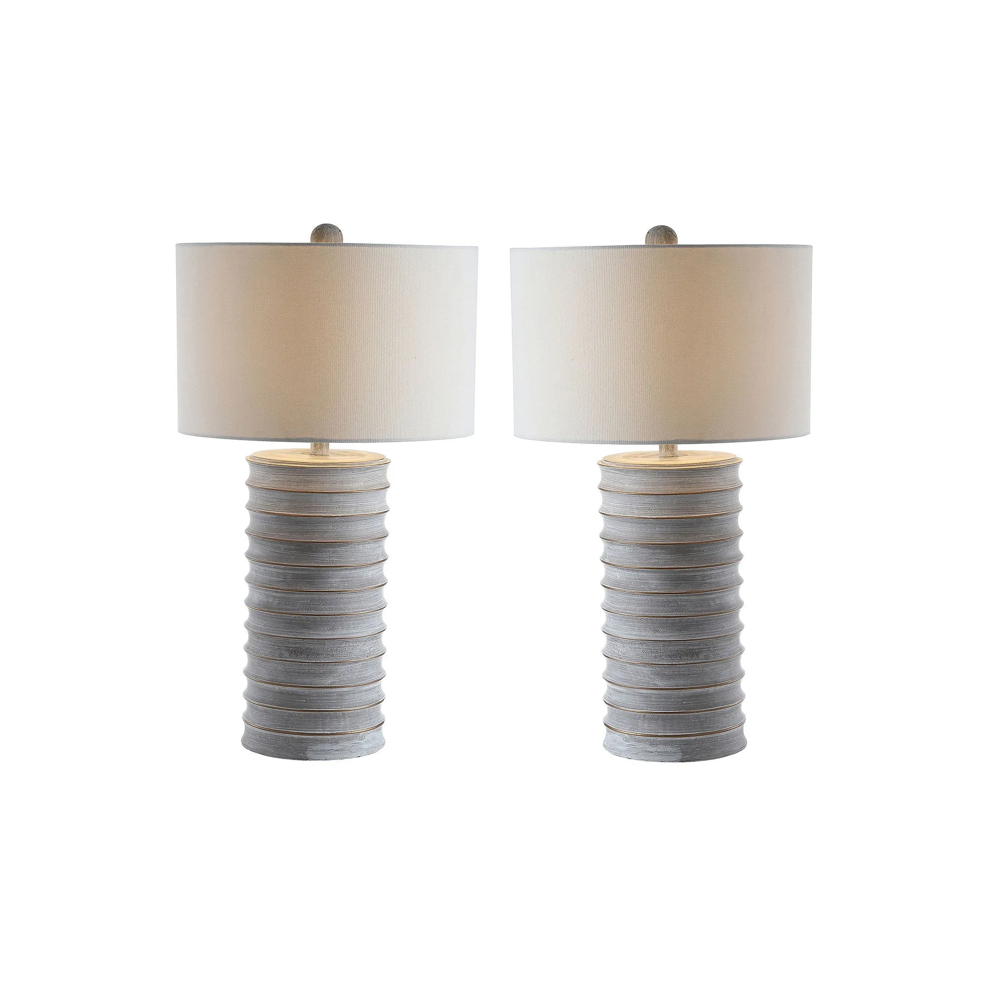 Safavieh Melina 28.5 In. H Table Lamp Set Of 2 - WHITE WASH ONE SIZE