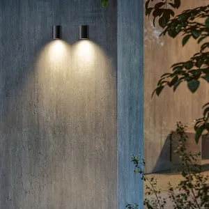 Short Cylindrical Wall Light | Assorted Finishes