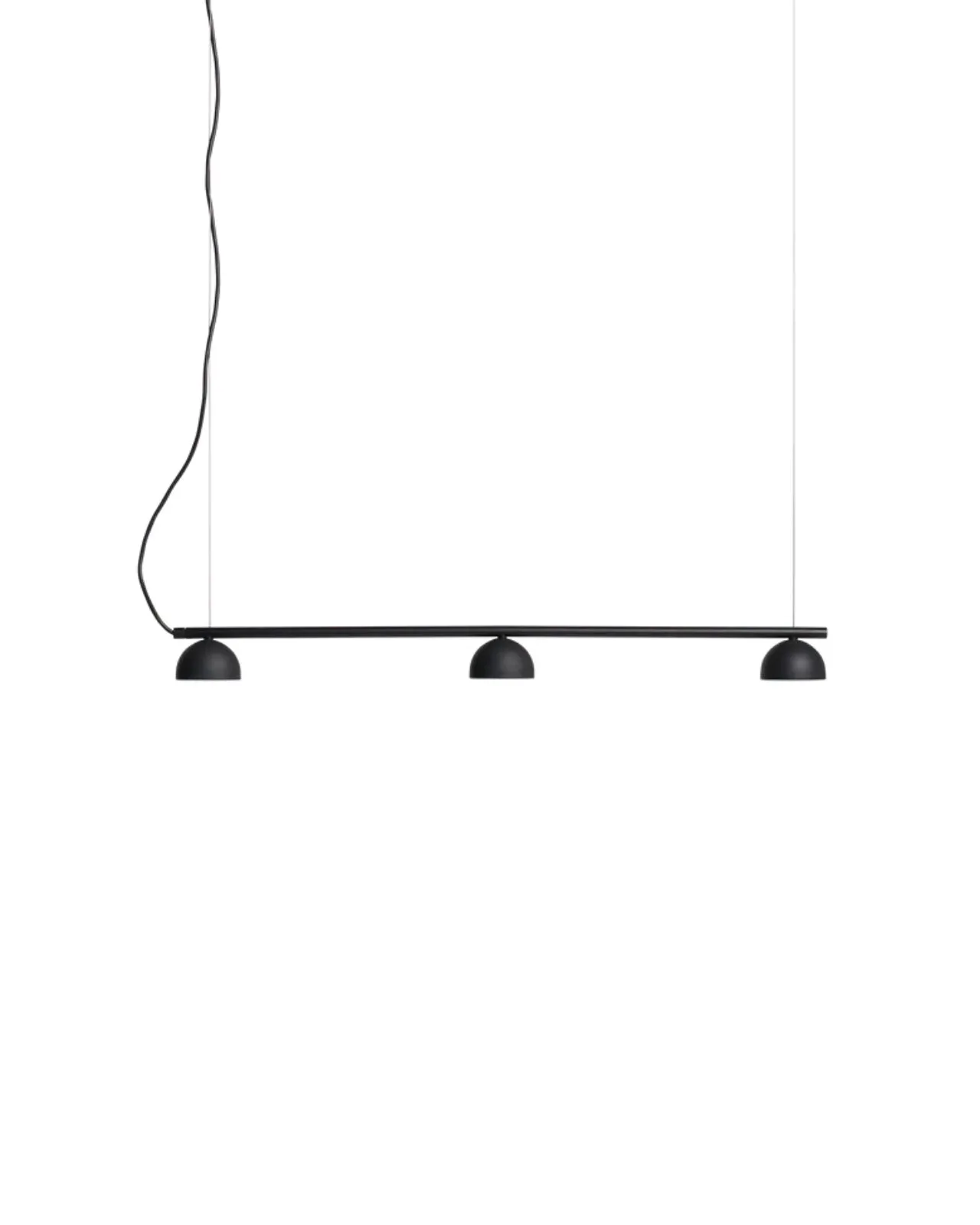 Simplistic Three Light Rail Pendant