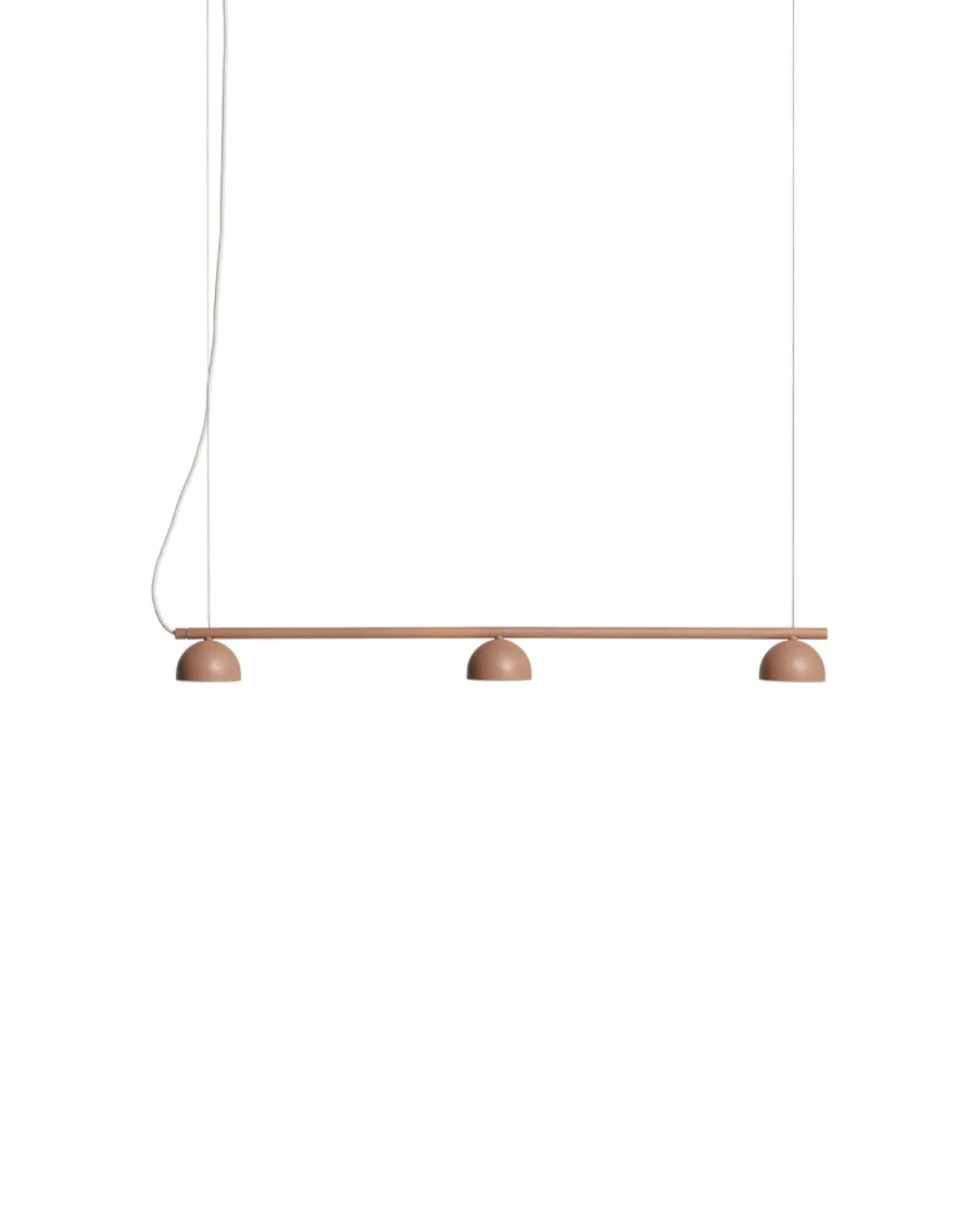Simplistic Three Light Rail Pendant