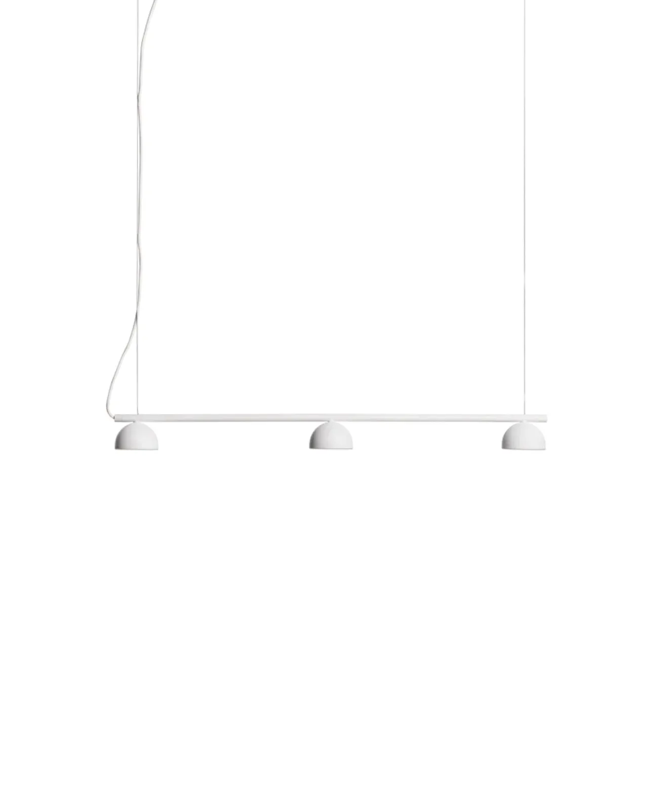 Simplistic Three Light Rail Pendant