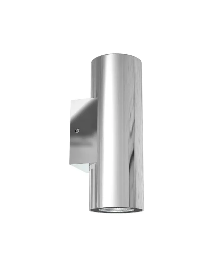 Sleek Stainless Steel Up Down Wall Light | Assorted Finishes | TRIColour