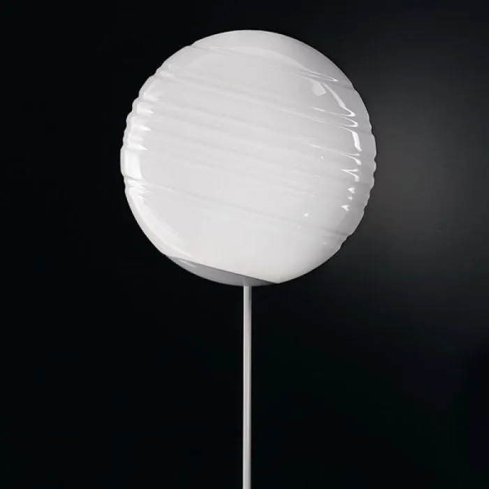 Spherical Murano glass floor light