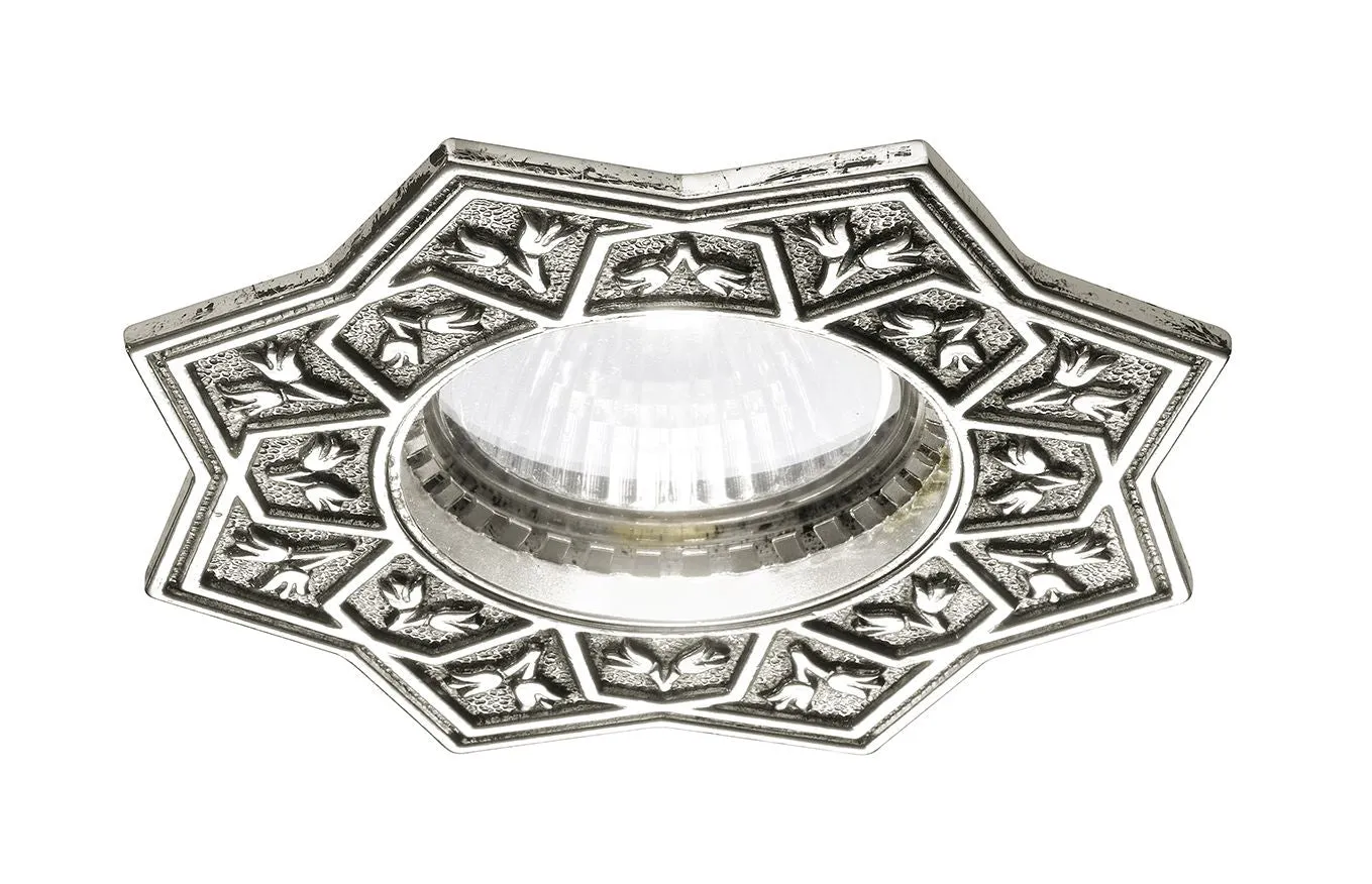 Star Shaped Brass Spot Lights in a choice of finishes