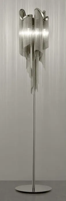 Stream Modern Nickel Cascading Floor Lamp From Terzani