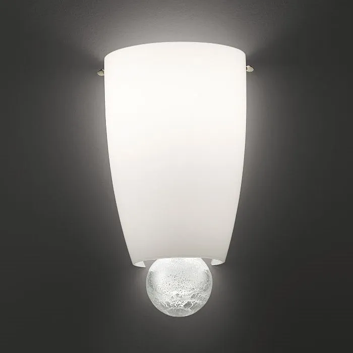 The Argea Murano Glass Wall Light From Venini With Gold Or Silver Leaf
