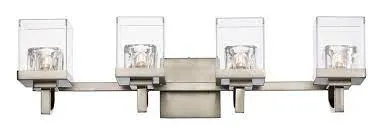 Trans Globe Lighting 21234 BN Four Light Bath Wall in Brushed Nickel Finish