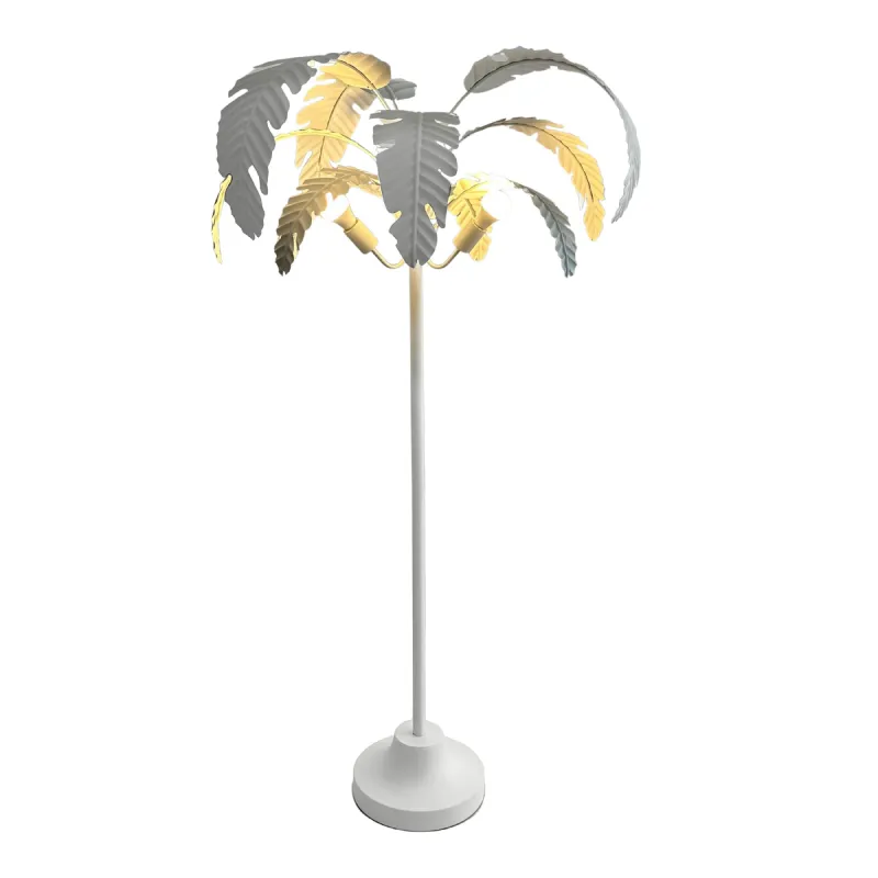 Tropical Palm Leaves Floor Lamp