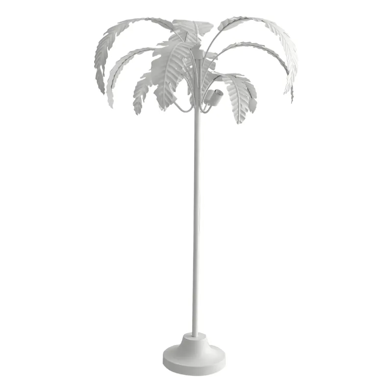 Tropical Palm Leaves Floor Lamp