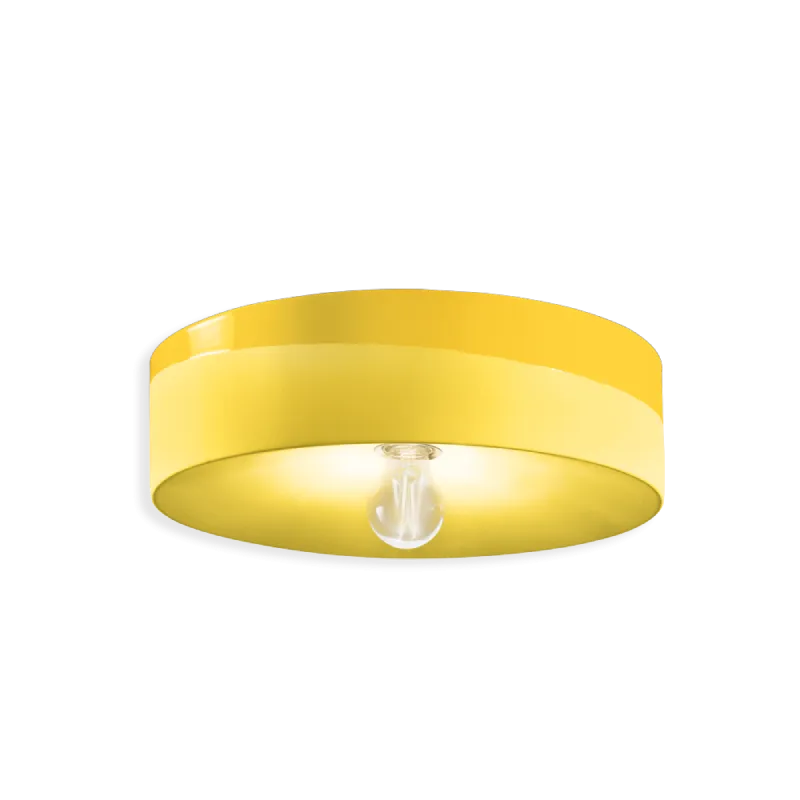 Two Tone Ceramic Cylindrical Ceiling Light