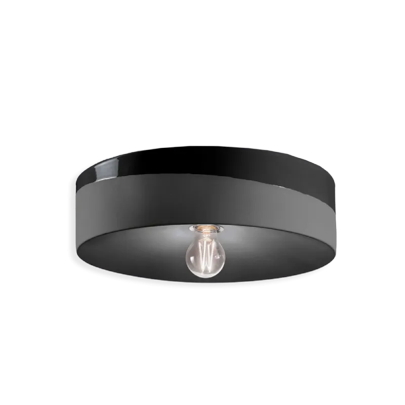 Two Tone Ceramic Cylindrical Ceiling Light