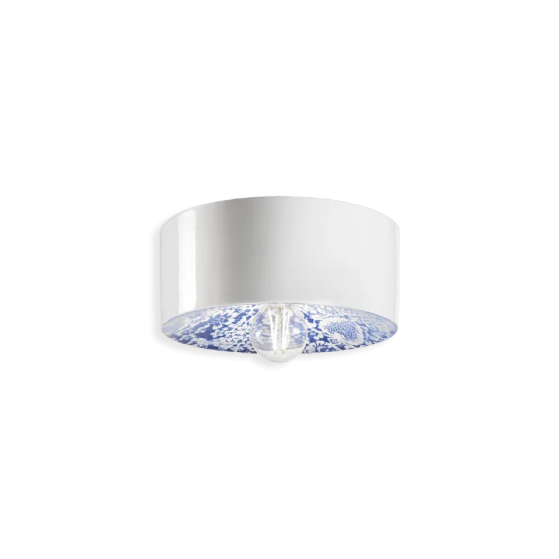 Two Tone Ceramic Cylindrical Ceiling Light