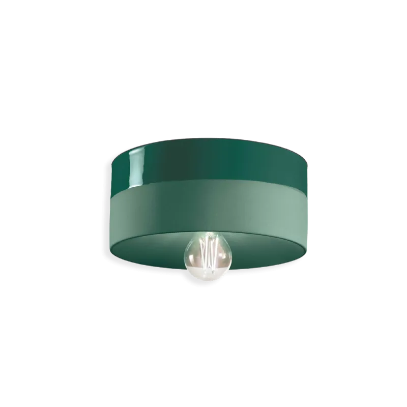 Two Tone Ceramic Cylindrical Ceiling Light