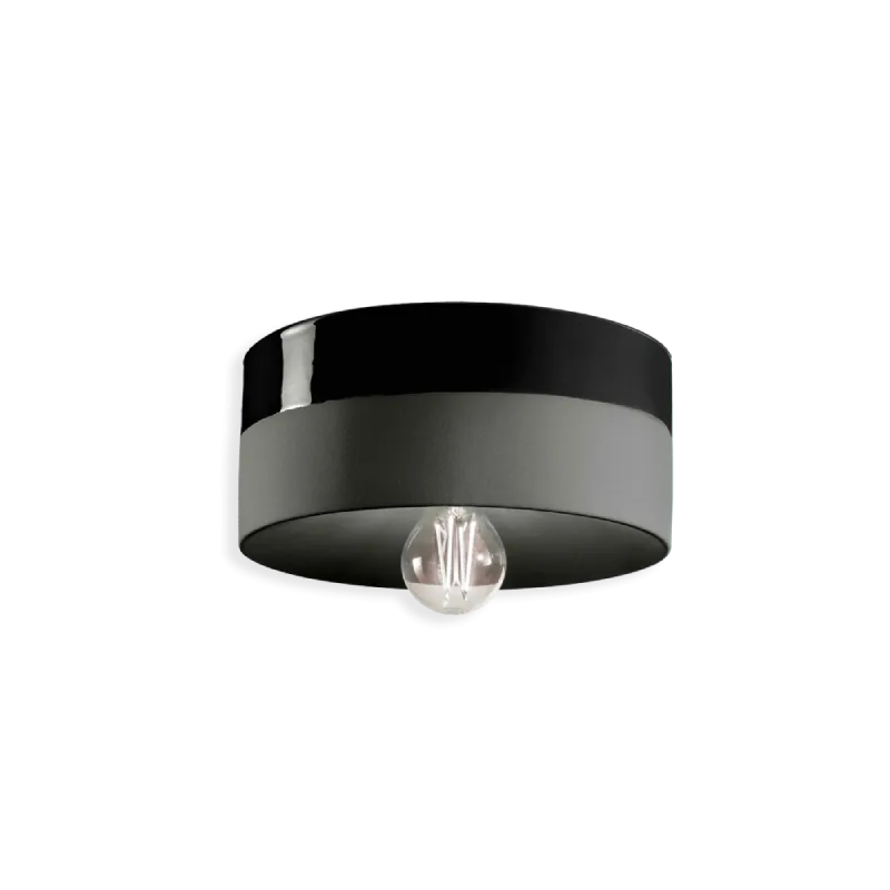Two Tone Ceramic Cylindrical Ceiling Light