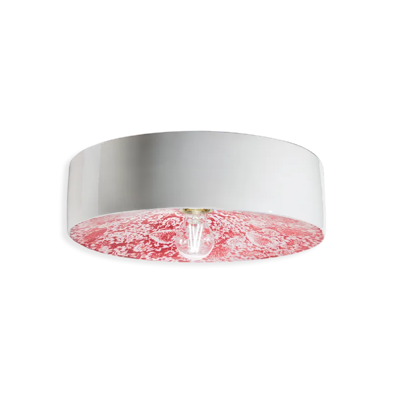 Two Tone Ceramic Cylindrical Ceiling Light