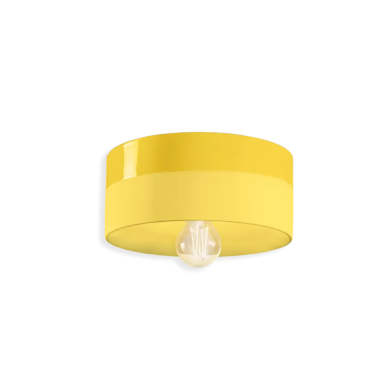 Two Tone Ceramic Cylindrical Ceiling Light