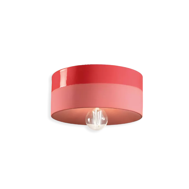 Two Tone Ceramic Cylindrical Ceiling Light