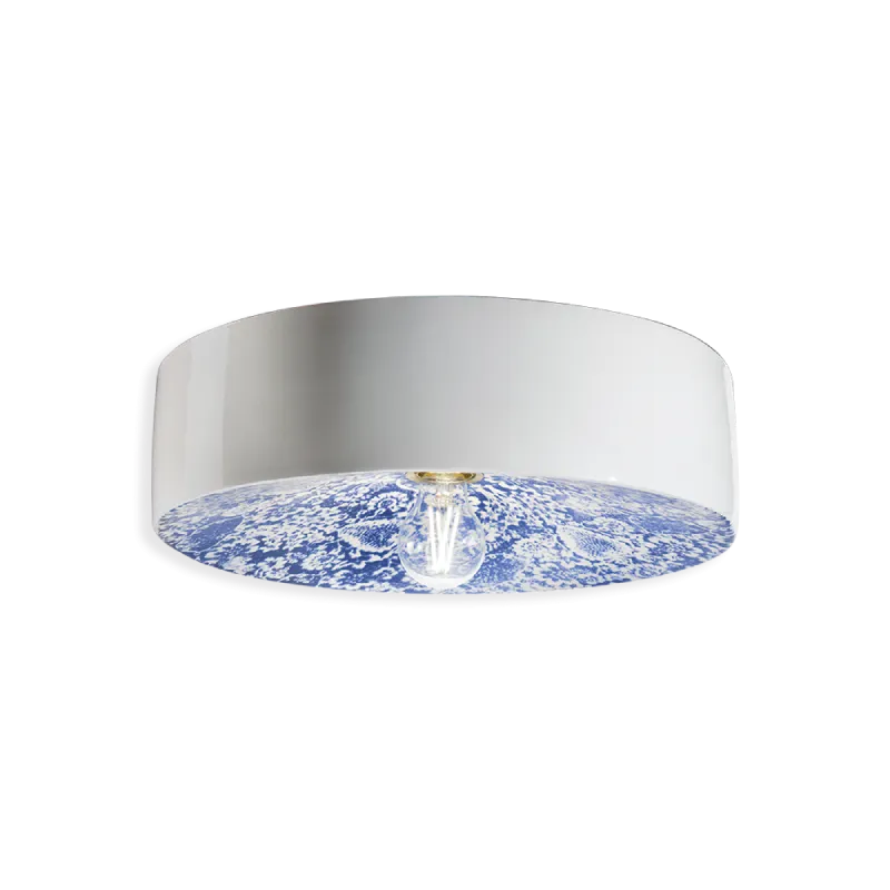 Two Tone Ceramic Cylindrical Ceiling Light