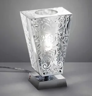 Vicky D69 B01 Lead Crystal Table Lamp From Fabbian