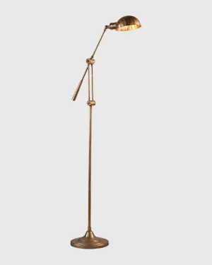 Vintage Brass Floor Lamp | Assorted Finishes